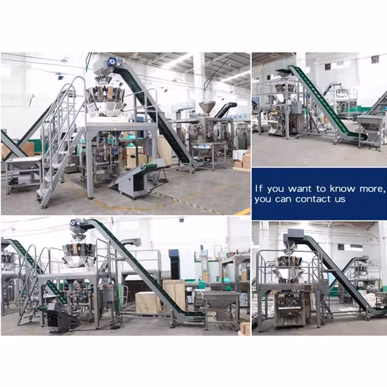 자동 연결 저울 및 봉지 포장기 저울을 갖춘 하드웨어 포장 기계